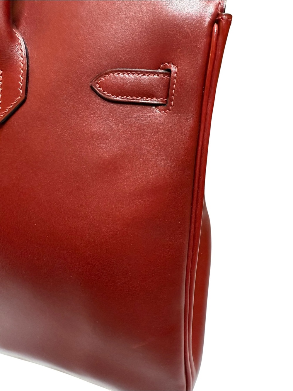 2014 Hermès Birkin 35 – Rouge H Box Calf, Gold-tone Hardware - Picture 8 of 14